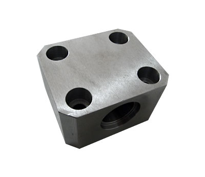 Flange joint of steel pipe